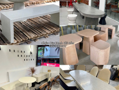 Bàn Ghế Terrazzo Là Gì? Bàn Cà Phê Terrazzo Hiện Đại