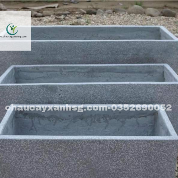 Chậu xi măng chữ nhật 80x30x40