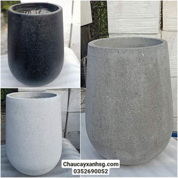 Chậu xi măng giọt nước 30×50 giá rẻ tại TP.HCM