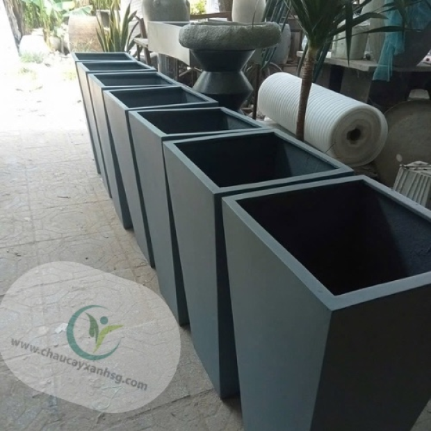 Chậu composite hình thang giá rẻ tại Tp.HCM