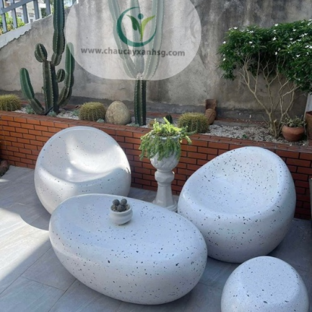 Set Bàn Ghế Đá Sân Vườn Đẹp