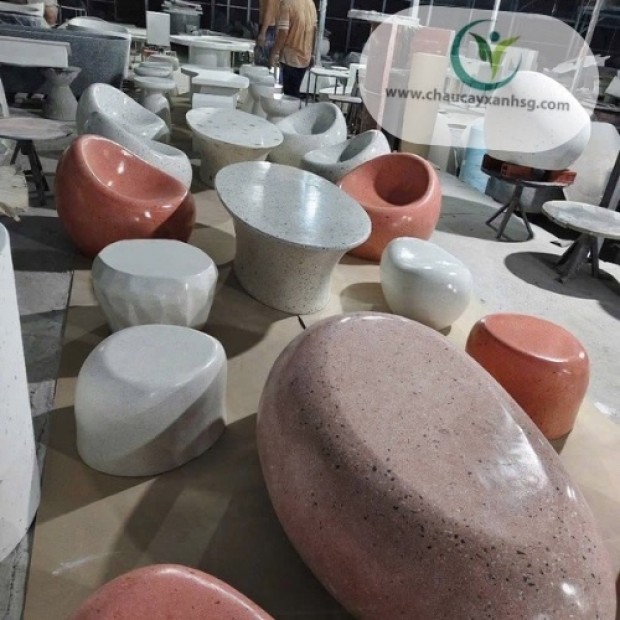 Set Bàn Ghế Đá Sân Vườn Đẹp