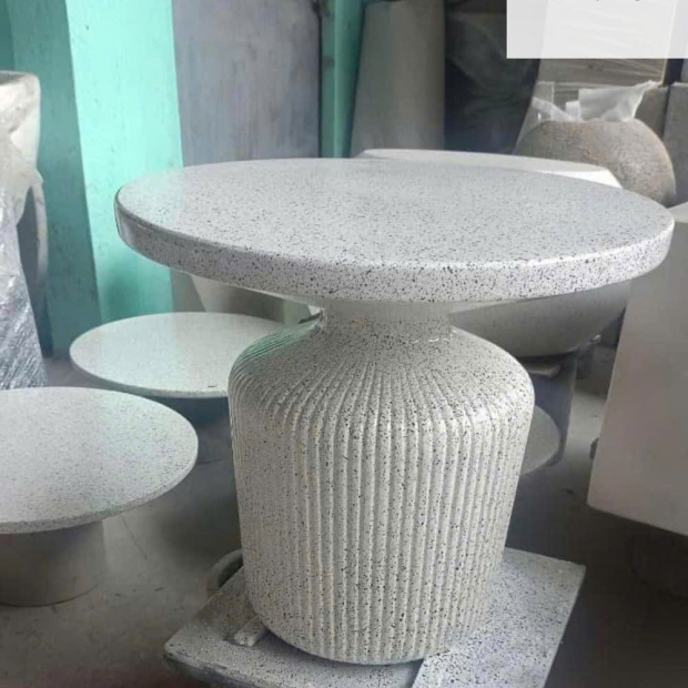 Địa Điểm Bán Bàn Terrazzo Đá Mài Trắng