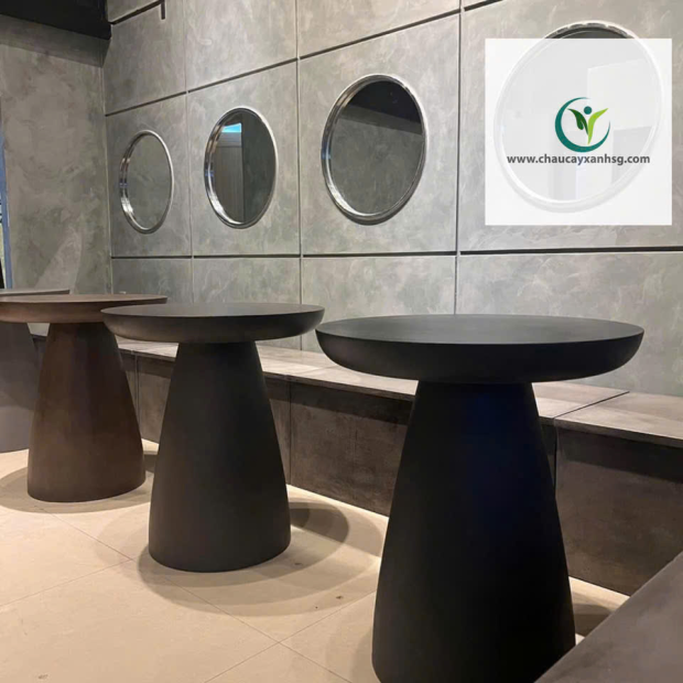 Bàn Cà Phê Bê Tông Đá Mài Terrazzo