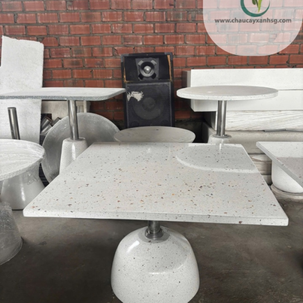 Mua bàn mặt đá terrazzo ở đâu TPHCM