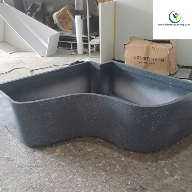 Chậu Cây Composite Theo Yêu Cầu Hình Chữ Nhật, Hình Tròn, Hình Vuông