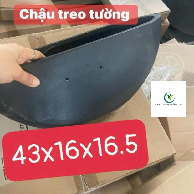 Các Mẫu Chậu Cây Composite Treo Tường Giá Tại Xưởng 