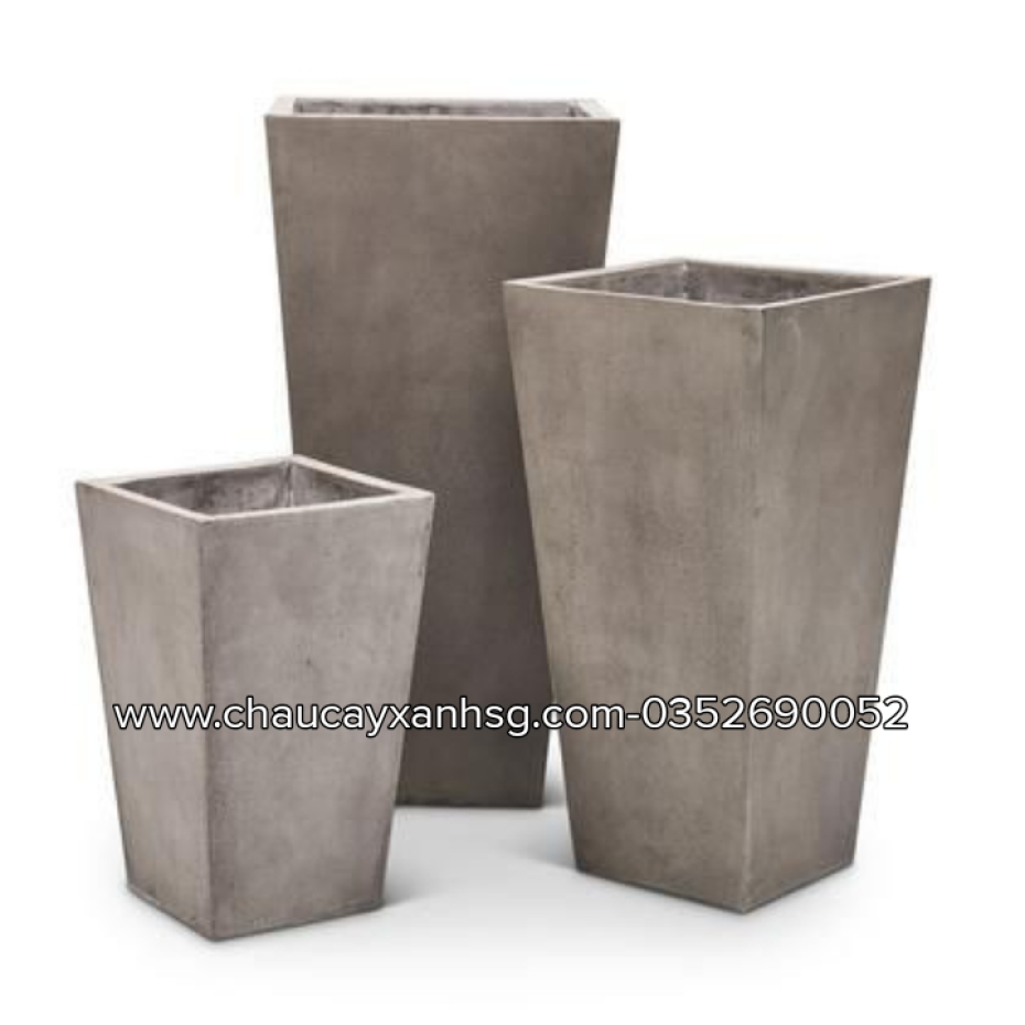 Chậu xi măng hình thang giá rẻ từ 160,000 VNĐ