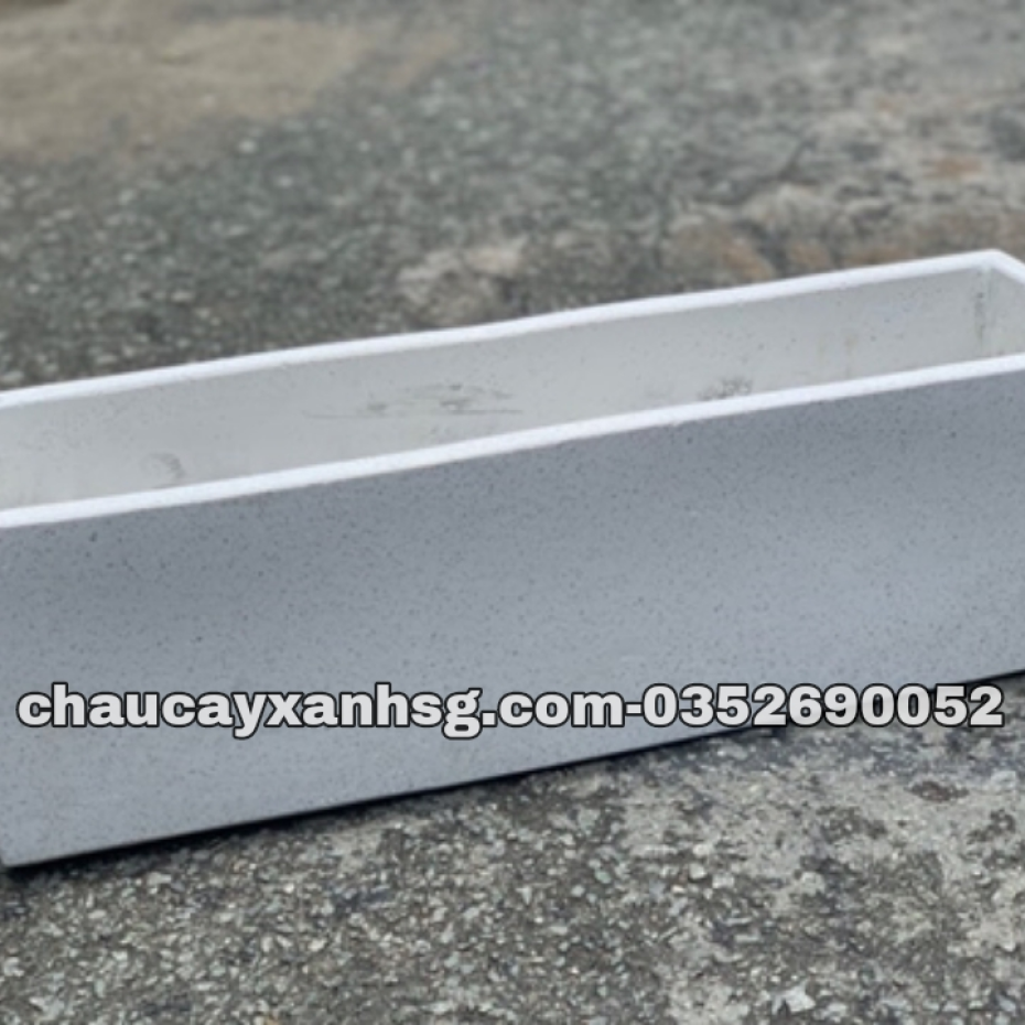 Chậu xi măng chữ nhật 70x20x20