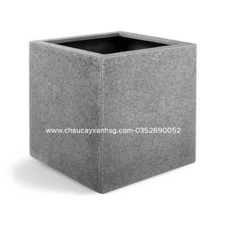Tổng hợp các mẫu chậu xi măng trồng cây hình vuông đẹp giá rẻ