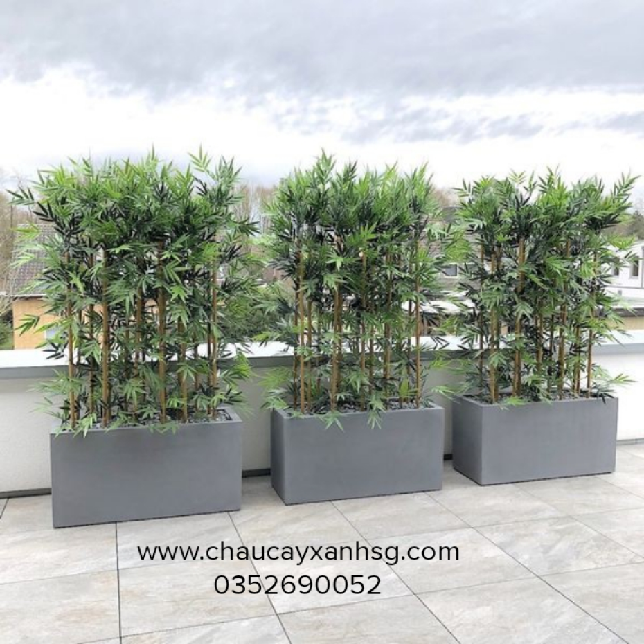 Chậu composite chữ nhật theo kích thuớc