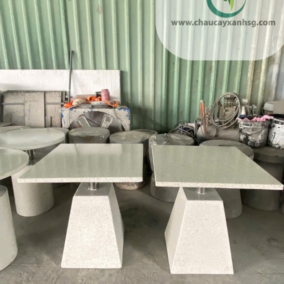 Bàn cà phê nhỏ terrazzo cho ghế camping 