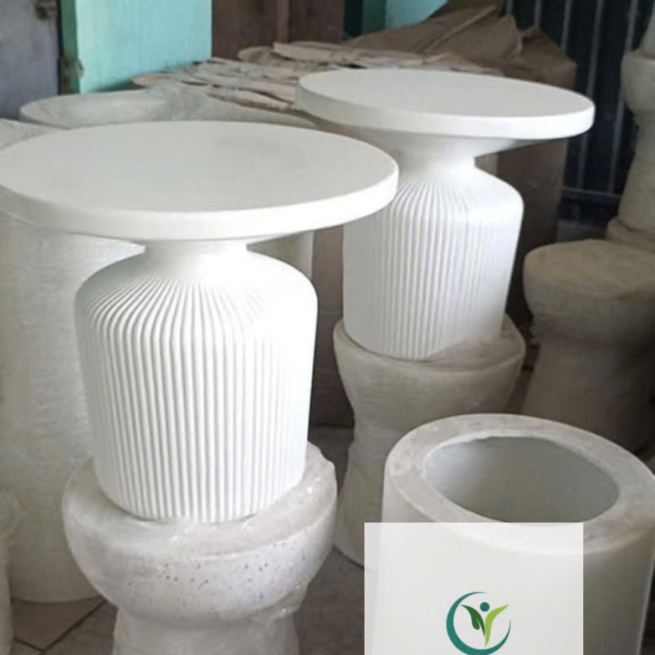 Địa Điểm Bán Bàn Terrazzo Đá Mài Trắng