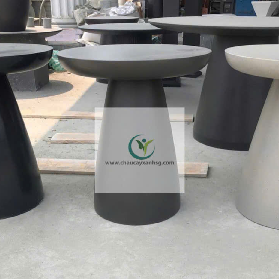 Bàn Cà Phê Bê Tông Đá Mài Terrazzo