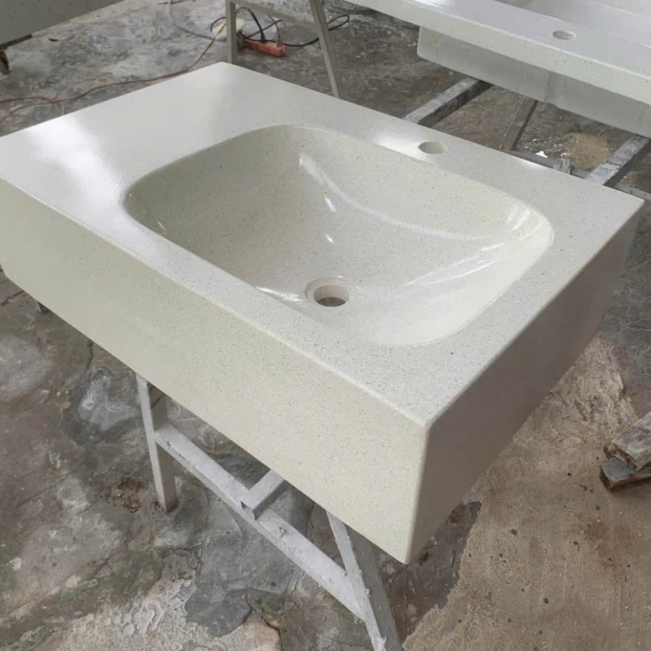 Chậu rửa đá terrazzo âm tường TP.HCM