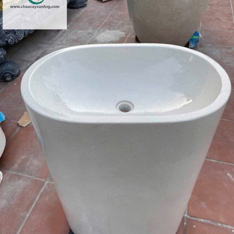 Chậu Rửa Mặt Đá Terrazzo Đẹp