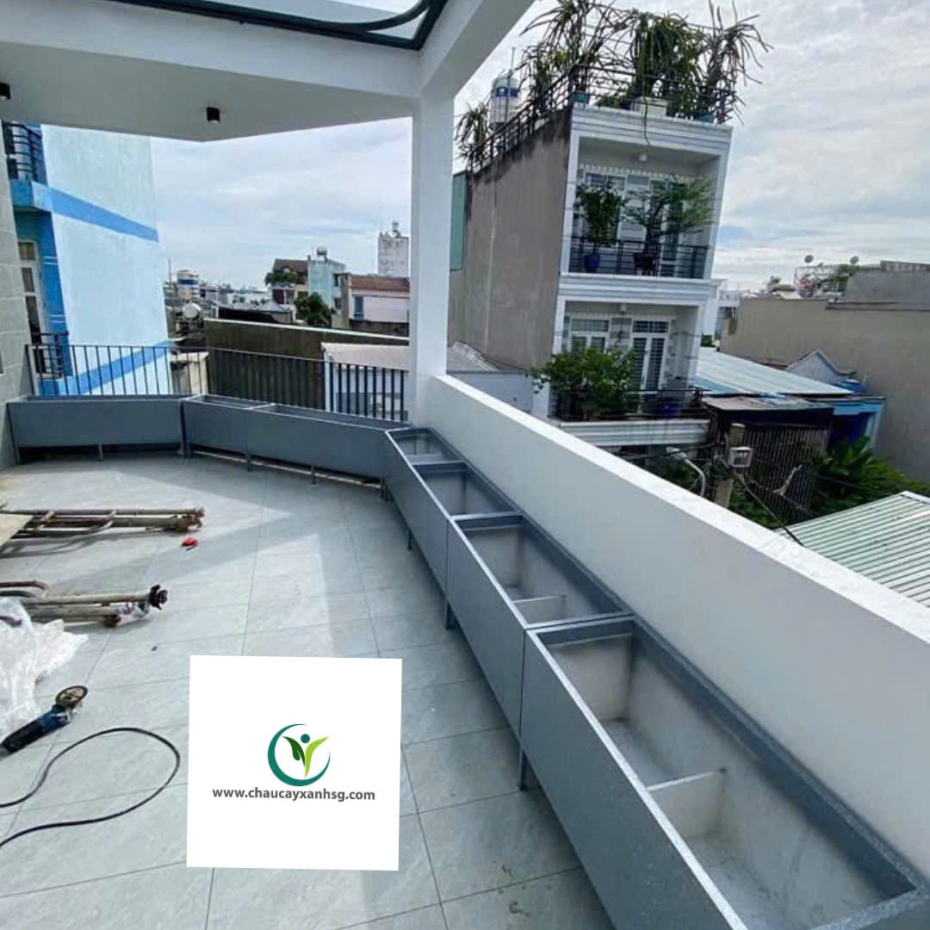 Chậu Cây Composite Theo Yêu Cầu Hình Chữ Nhật, Hình Tròn, Hình Vuông
