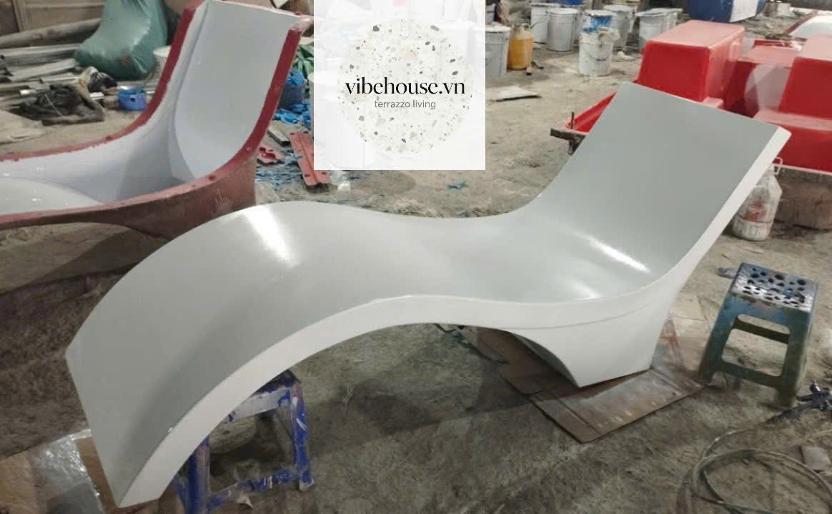 Ghế Hồ Bơi Nằm Composite Tắm Nắng Cao Cấp