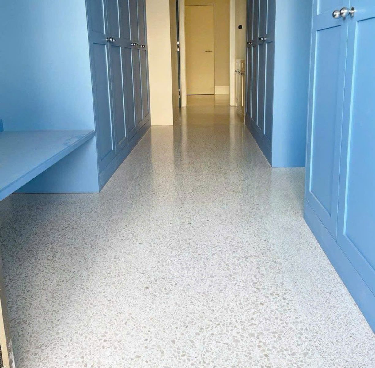 sàn terrazzo nhà khách hàng