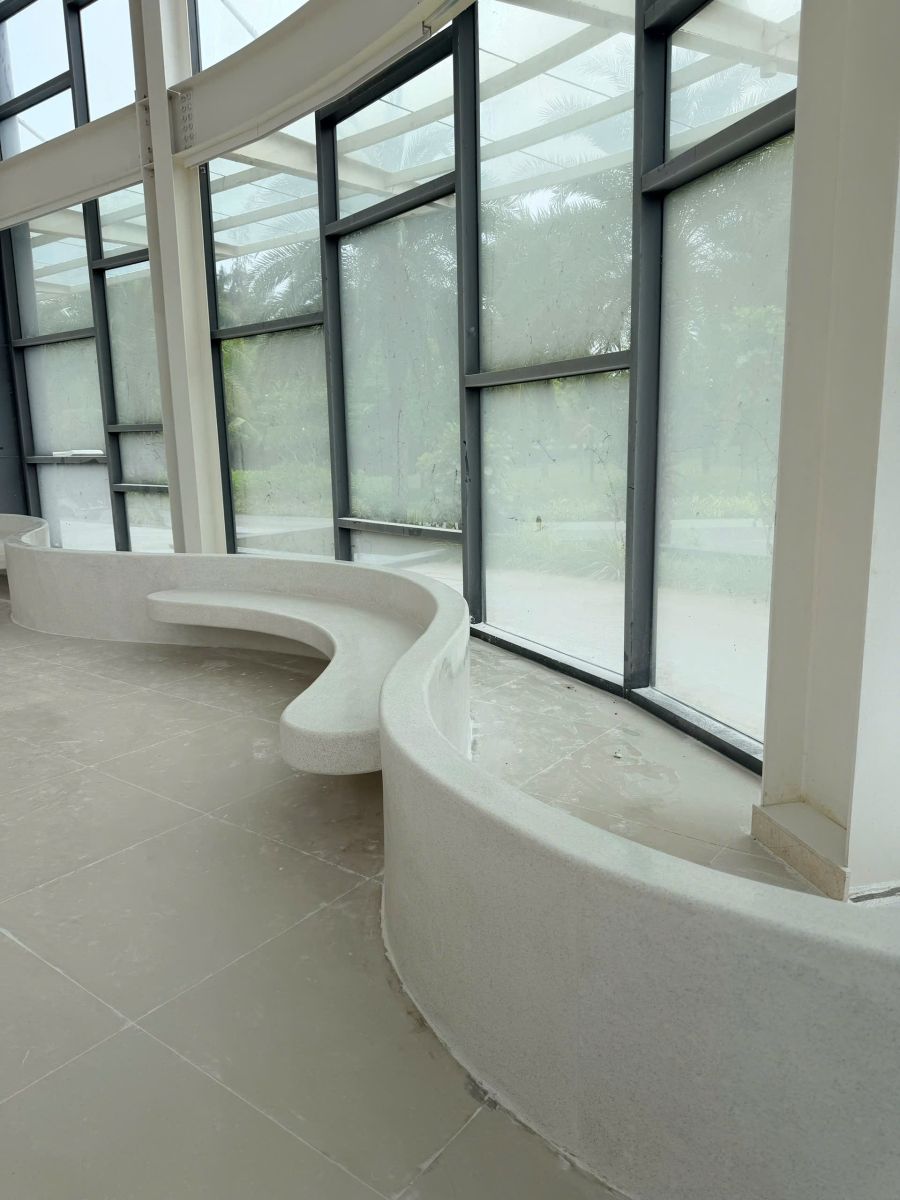 Ghế đá terrazzo