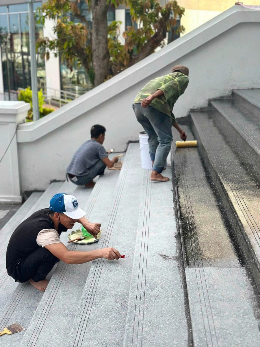  thi công sàn terrazzo 12
